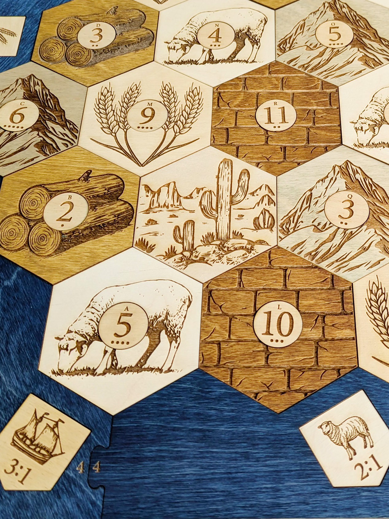Settlers of Catan Custom Board